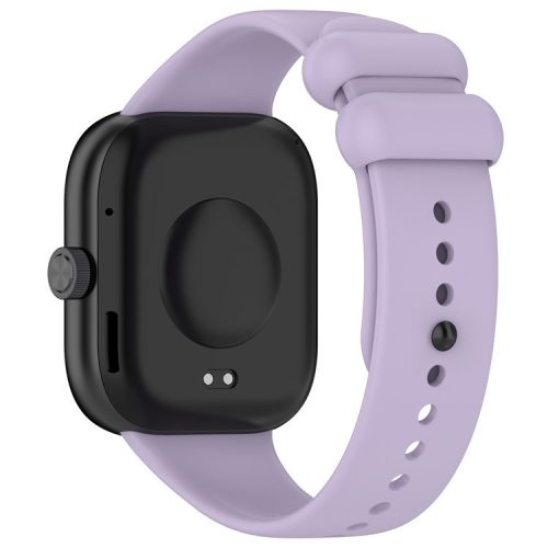 For Xiaomi Redmi Watch 4 / Smart Band 8 Pro Silicone Watch Band with Black Buckle - Purple