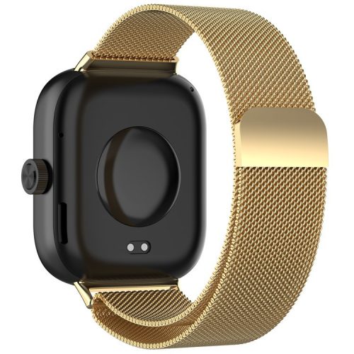 For Xiaomi Redmi Watch 4 / Smart Band 8 Pro Stainless Steel Milanese Wrist Strap - Gold