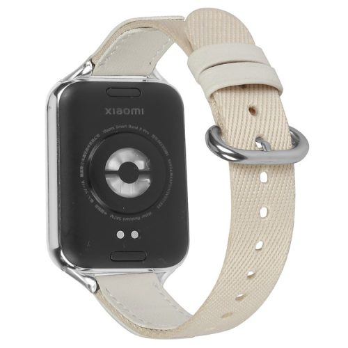 For Xiaomi Redmi Watch 4 Nylon Canvas Watch Strap Multiple Holes Design Watch Band - Apricot