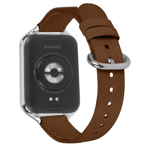 For Xiaomi Redmi Watch 4 Nylon Canvas Watch Strap Multiple Holes Design Watch Band - Brown