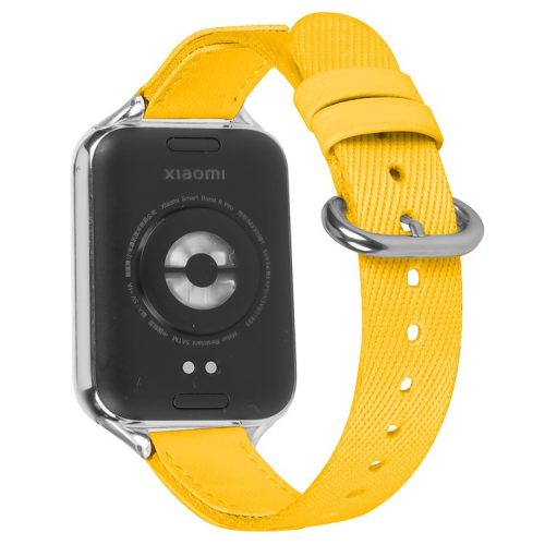 For Xiaomi Redmi Watch 4 Nylon Canvas Watch Strap Multiple Holes Design Watch Band - Yellow