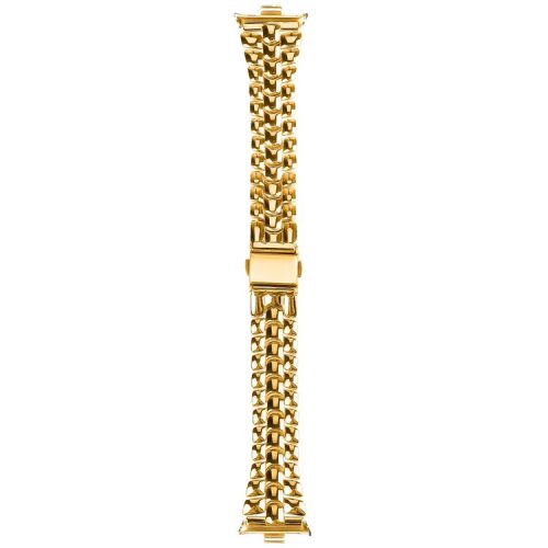 For Xiaomi Redmi Watch 4 Slim Metal Watch Band Strap with Rhinestone - Gold