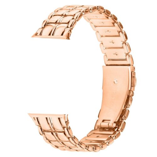 For Xiaomi Redmi Watch 4 Wrist Bracelet Metal Watch Strap Rhinestone Decor Band - Rose Gold