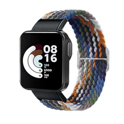 For Xiaomi Redmi Watch Replacement Wrist Strap Braided Nylon Elastic Watchband - Denim Color