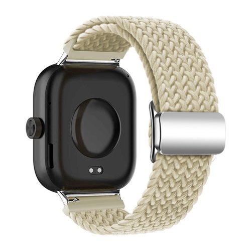 For Xiaomi Smart Band 8 Pro / Redmi Watch 4 Loop Strap Magnetic Buckle Woven Watch Band - Starlight