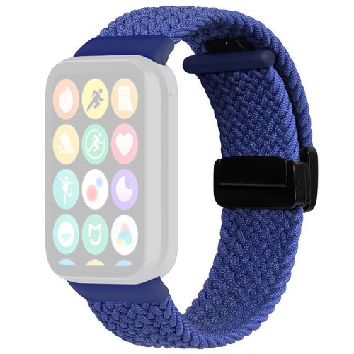 For Xiaomi Smart Band 8 Pro / Redmi Watch 4 Nylon Braided Band Magnetic Buckle Watch Strap - Blue