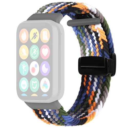 For Xiaomi Smart Band 8 Pro / Redmi Watch 4 Nylon Braided Band Magnetic Buckle Watch Strap - Denim