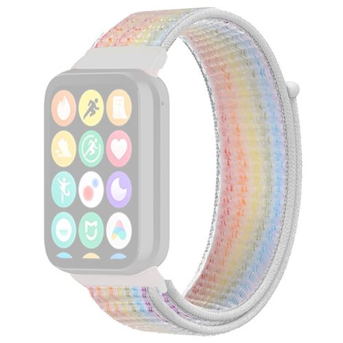 For Xiaomi Smart Band 8 Pro / Redmi Watch 4 Nylon Loop Watch Band Breathable Sport Strap - Multi-color