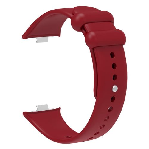 For Xiaomi Smart Band 8 Pro / Redmi Watch 4 Watch Strap Silicone Replacement Wristband - Wine Red