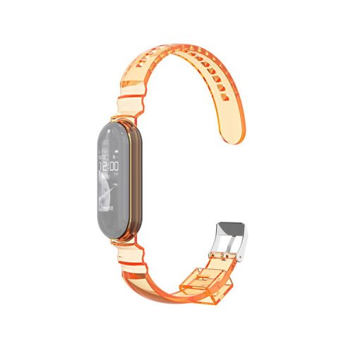 Soft TPU Smart Bracelet Band for Xiaomi Mi Band 5/6/7/4/3 - Orange