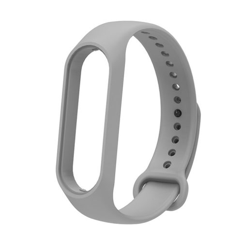 Soft TPU Watch Band for Xiaomi Mi Band 7, Adjustable Wrist Strap Bracelet Replacement - Grey