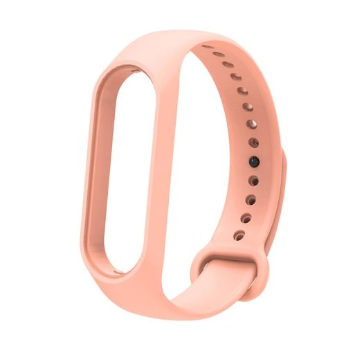 Soft TPU Watch Band for Xiaomi Mi Band 7, Adjustable Wrist Strap Bracelet Replacement - Light Pink