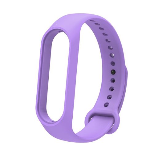 Soft TPU Watch Band for Xiaomi Mi Band 7, Adjustable Wrist Strap Bracelet Replacement - Light Purple