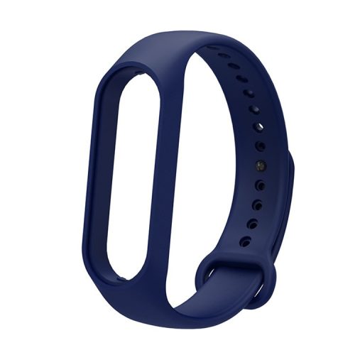 Soft TPU Watch Band for Xiaomi Mi Band 7, Adjustable Wrist Strap Bracelet Replacement - Midnight Blue