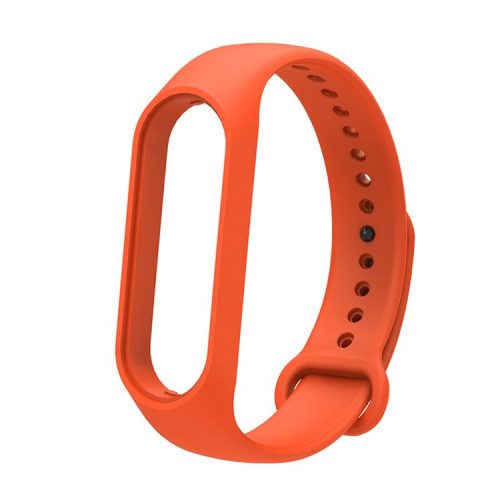 Soft TPU Watch Band for Xiaomi Mi Band 7, Adjustable Wrist Strap Bracelet Replacement - Orange