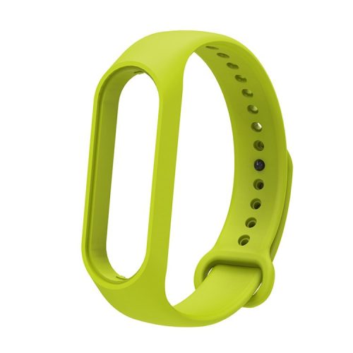 Soft TPU Watch Band for Xiaomi Mi Band 7, Adjustable Wrist Strap Bracelet Replacement - Yellowgreen