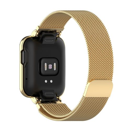 Stainless Steel Magnetic Absorption Watch Band Wrist Strap for Xiaomi Redmi Watch / Mi Watch Lite - Gold