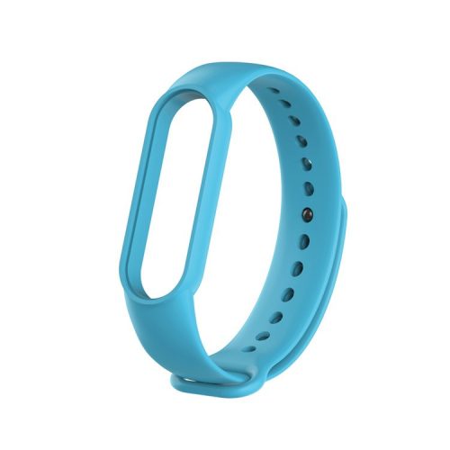 TPU Smart Watch Replacement Strap for Xiaomi Mi Band 5/6/7 - Sky Blue