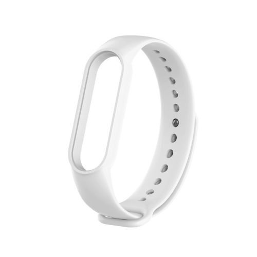 TPU Smart Watch Replacement Strap for Xiaomi Mi Band 5/6/7 - White