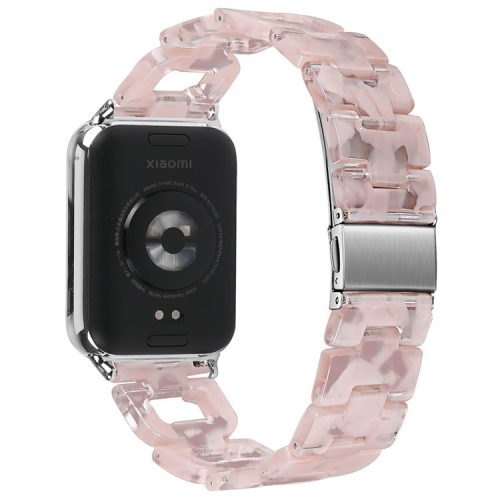 Watch Strap for Xiaomi Redmi Watch 4 D-Shape Resin Replacement Watchband - Light Pink