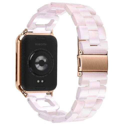 Watch Strap for Xiaomi Redmi Watch 4 D-Shape Resin Replacement Watchband - Mermaid Pink