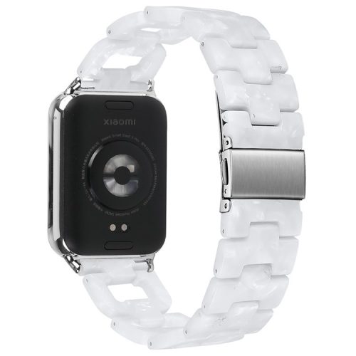 Watch Strap for Xiaomi Redmi Watch 4 D-Shape Resin Replacement Watchband - Pearl White