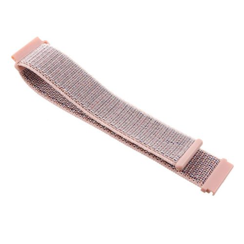 20mm Closure Nylon Watchband Strap for Samsung Galaxy Watch 42mm / Gear S2 / Huami Amazfit Watch Youth Edition - Rose Gold