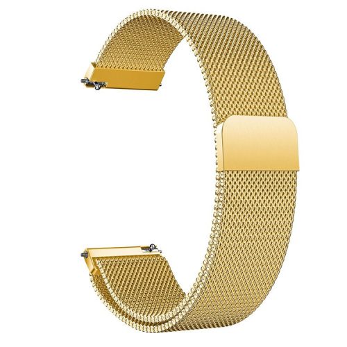 20mm Magnetic Milanese Stainless Steel Watch Band for Samsung Galaxy Watch Active SM-R500 - Gold