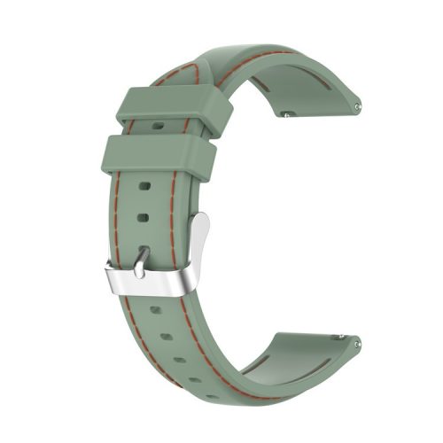 20mm Silicone Watchband Wrist Strap Replacement for Samsung Galaxy Watch4 Classic 46mm 42mm/Watch4 44mm 40mm/Galaxy Watch3 41mm/Amazfit GTS2 - Light Green