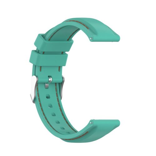 20mm Silicone Watchband Wrist Strap Replacement for Samsung Galaxy Watch4 Classic 46mm 42mm/Watch4 44mm 40mm/Galaxy Watch3 41mm/Amazfit GTS2 - Teal Green