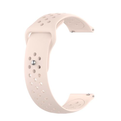 20mm Solid Color TPU Smart Watch Replacement Strap for Samsung Galaxy Watch 42mm - Pink