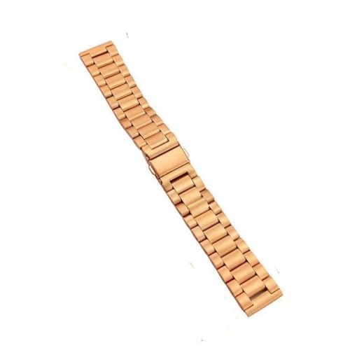 20mm Solid Stainless Steel Watcband for Samsung Gear S2 Classic SM-732, Replacement Watch Strap - Rose Gold