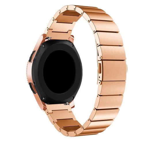 20mm Stainless Steel Watch Band for Samsung Galaxy Watch 42mm, Width: 20mm - Rose Gold