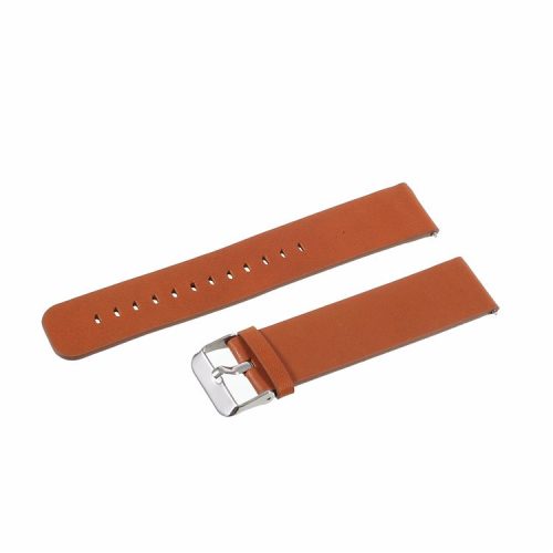 22mm Durable Leather Watch Wrist Band for Samsung Gear S3 Classic / S3 Frontier - Brown