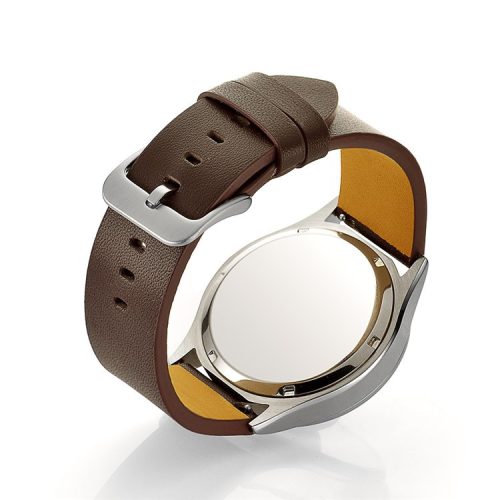 22mm Genuine Leather Smart Watch Band for Samsung Gear S3 Classic/Frontier - Brown