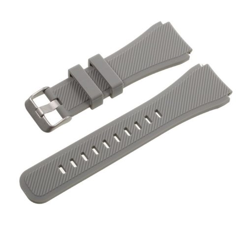 22mm Sports Silicone Watchband for Samsung Gear S3 Classic / Frontier - Grey