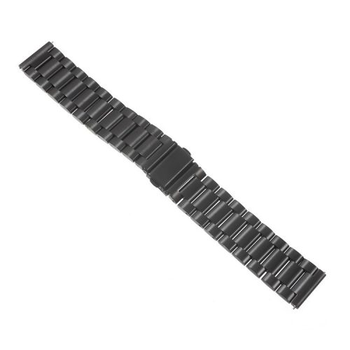 22mm Stainless Steel Watchband for Samsung Gear S3 Frontier / S3 Classic - Black