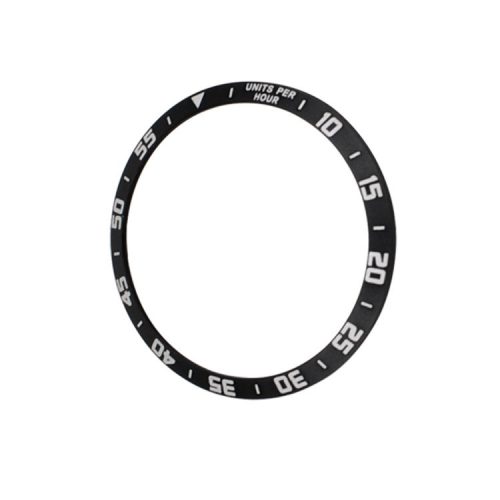 Anti Scratch Metal Smartwatch Dial Time Bezel Rings Accessory for Samsung Galaxy Watch 42mm - Black