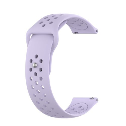 Breathable Holes TPU Band Smart Watch Strap for Samsung Gear S3 / Gear S4 - Light Purple