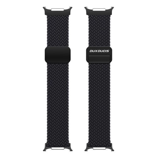 DUX DUCIS Mixture Pro Series For Samsung Galaxy Watch Ultra 47mm Nylon Braided Watch Band Magnetic Strap - Midnight