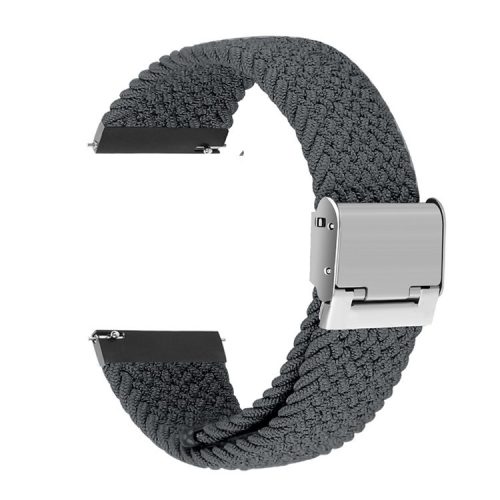 Easy Adjustable Elastic Nylon Watch Band Replacement Watch Strap 20mm for Samsung Galaxy Watch 42mm - Grey