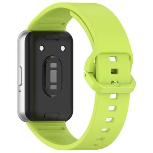 For Samsung Galaxy Fit3 Flexible Watch Strap Silicone Band Wrist Bracelet - Lime