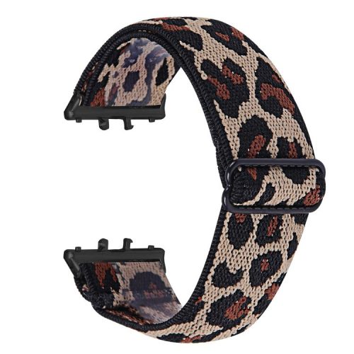 For Samsung Galaxy Fit3 SM-R390 Elastic Wrist Band Pattern Design Watch Strap (Black Buckle) - 3