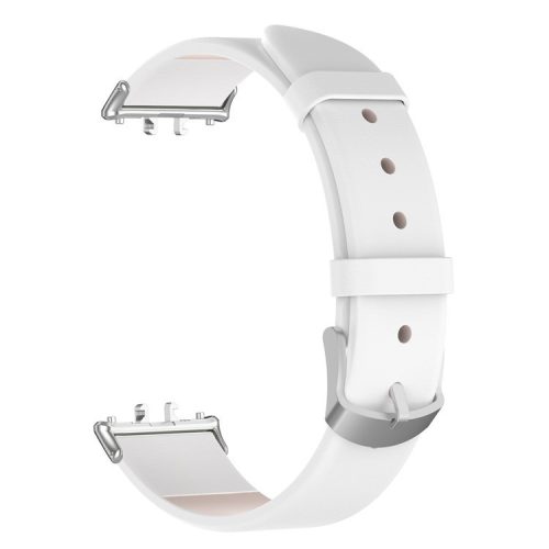 For Samsung Galaxy Fit3 SM-R390 Replacement Wrist Band Adjustable Leather Watch Strap - White