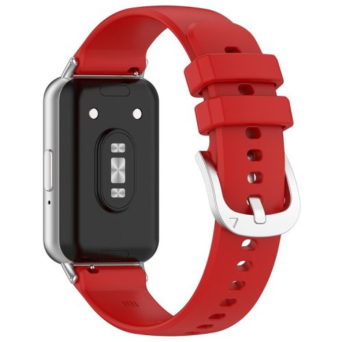 For Samsung Galaxy Fit3 Watch Band Soft Silicone Strap Replacement - Red