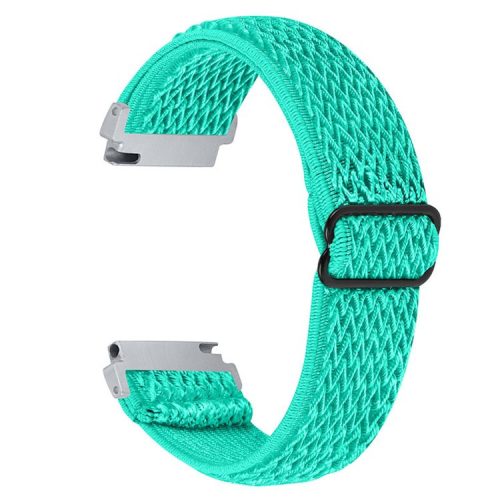 For Samsung Galaxy Watch 46mm/Watch3 45mm Adjustable Elastic Watch Strap Universal Watch Band with Buckle - Green