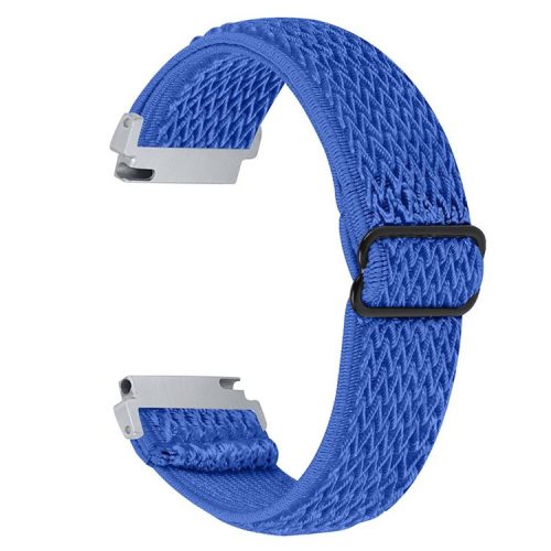 For Samsung Galaxy Watch 46mm/Watch3 45mm Adjustable Elastic Watch Strap Universal Watch Band with Buckle - Sapphire