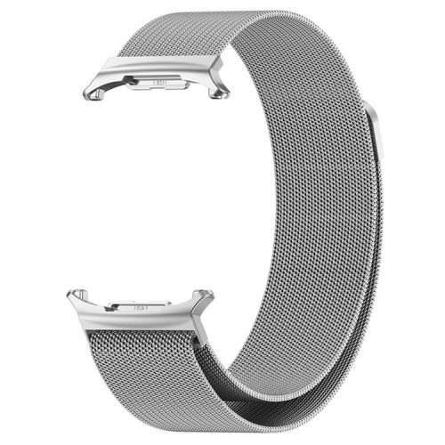 KALEBOL For Samsung Galaxy Watch Ultra 47mm Watch Band Magnetic Buckle Metal Milanese Wrist Strap - Silver