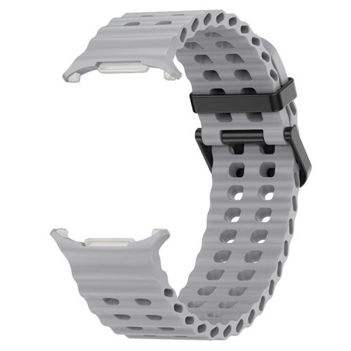 KALEBOL For Samsung Galaxy Watch Ultra 47mm Wrist Band Replacement Silicone Watch Strap - Grey