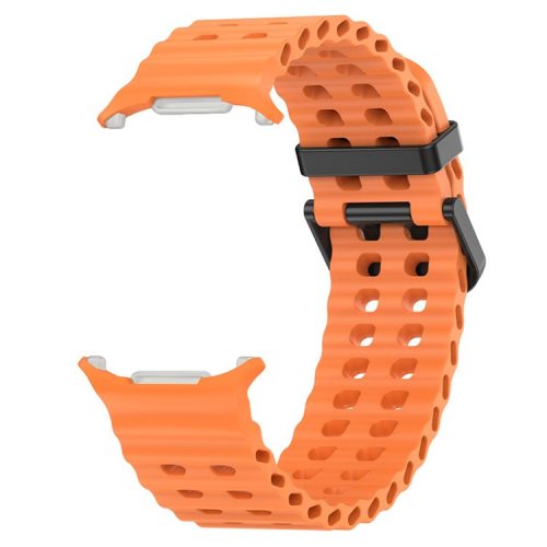 KALEBOL For Samsung Galaxy Watch Ultra 47mm Wrist Band Replacement Silicone Watch Strap - Orange